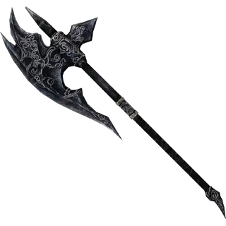 Ebony Battleaxe
