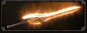 Accursed Fire Sword