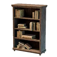 Carved Secret Bookshelf Door
