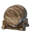 Lying Wooden Barrel