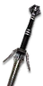 Legendary Manticore silver sword