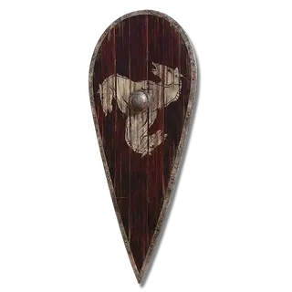 Horse Crest Wooden Shield