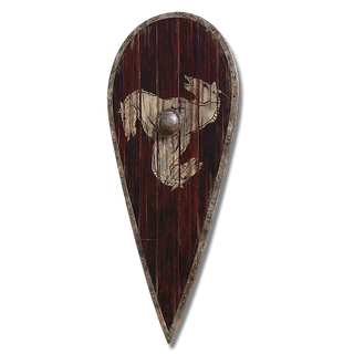 Horse Crest Wooden Shield