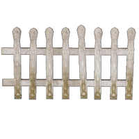 Boreal Wood Garden Fence II