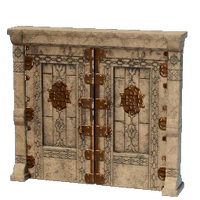 Stone Double Door