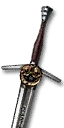 Forgotten Wolven Steel Sword - Mastercrafted