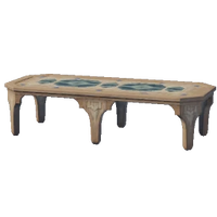 Palm Wood Banquet Table