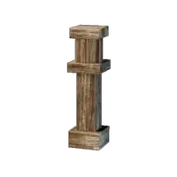 Simple Wooden Pole