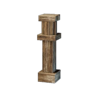 Simple Wooden Pole