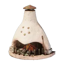 Clay Fireplace