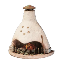 Clay Fireplace