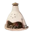 Clay Fireplace