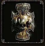 Golden Skull Shield