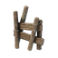 Crude Wooden Fence IV