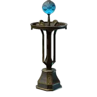 Tall Ancient Ground Lamp