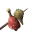 Raw Meat and Forest Beet Skewer