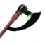 Black Metal Battleaxe