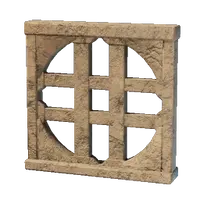 Large Round Stone Window Frame