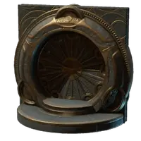Round Ancient Door