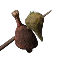 Meat and Forest Beet Skewer