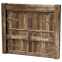 Wooden Double Door