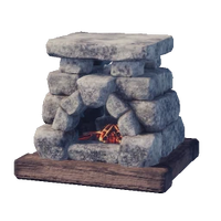Stone Fireplace