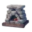 Stone Fireplace
