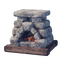 Stone Fireplace