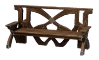 Boreal Wood Bench