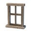 Carved Wooden Window Frame