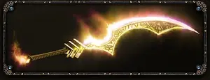 Burning Barbarian Sword