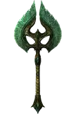 Skyrim Glass War Axe.webp