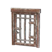 Iron Prison Door