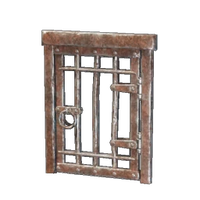 Iron Prison Door