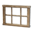 Wide Carved Wooden Window Frame