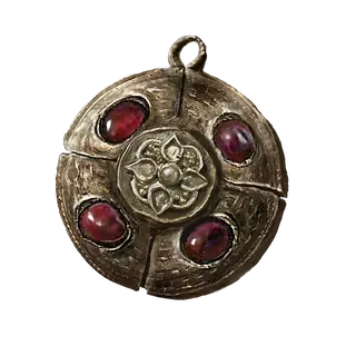 Crimson Amber Medallion