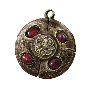 Crimson Amber Medallion