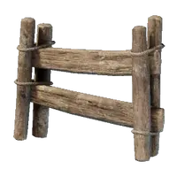 Crude Wooden Fence I