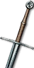 Legendary Feline steel sword - enhanced