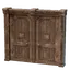 Carved Wooden Double Door