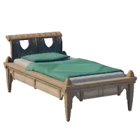 Palm Wood Bed