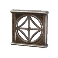 Round Iron Window Frame