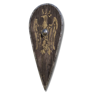 Hawk Crest Wooden Shield