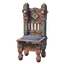 Polished Wooden Throne