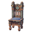 Polished Wooden Throne