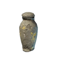 Carved Limestone Vase I