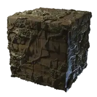 Mycelium Overgrown Block