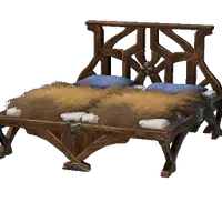 Large Boreal Wood Bed