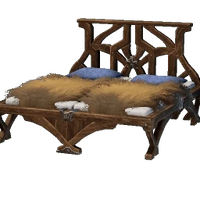 Large Boreal Wood Bed