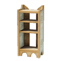 Small Palm Wood Cabinet